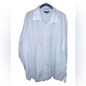 SALTAIRE Embroidered  Button Down Shirt